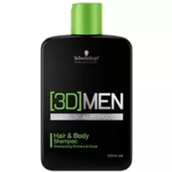 Schwarzkopf [3D]Mension Hair &amp; Body Shampoo - Шампунь для волос и тела 250 мл