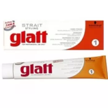 Schwarzkopf Strait Styling Glatt - Средство для перманентного выпрямления средне вьющихся волос, 80, 40, 40 мл