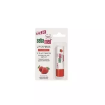 Sebamed Sensitive Skin Lip Defense SPF 30 - Помада для губ гигиеническая SPF 30 клубника 4,8 г