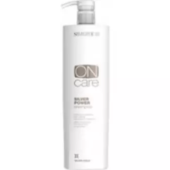 Selective On Care Tech Silver Power Shampoo - Серебряный шампунь для обесцвеченных или седых волос, 1000 мл