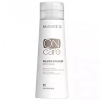 Selective On Care Tech Silver Power Shampoo - Серебряный шампунь для обесцвеченных или седых волос, 250 мл