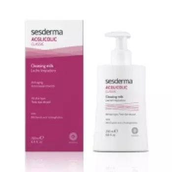 Sesderma Acglicolic Classic Cleansing Milk - Молочко для глубокого очищения AHA 10%, 200 мл