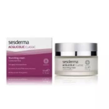 Sesderma Acglicolic Classic Nourishing Cream - Крем питательный для сухой кожи AHA 8%, 50 мл