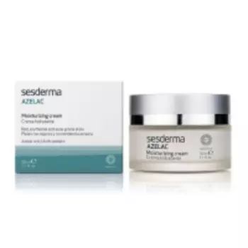 Sesderma Azelac Moisturizing Facial Cream - Увлажняющий крем для сухой кожи, склонной к акне, 50 мл
