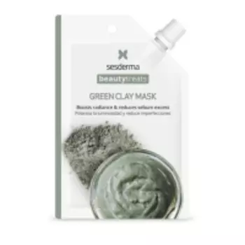Sesderma Beautytreats Green clay mask - Маска глиняная для лица, 1 шт