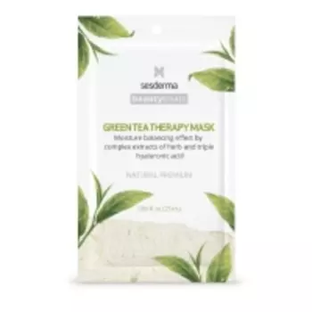 Sesderma Beautytreats Green tea therapy mask - Маска увлажняющая для лица, 1 шт