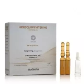 Sesderma Hidroquin Whitening Facial Ampoules - Депигментирующее средство в ампулах, 5 шт по 2 мл