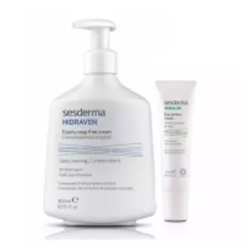 Sesderma - Набор для базового ухода: крем-пенка 300 мл + крем для век 15 мл