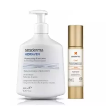 Sesderma - Набор для ежедневного ухода: крем-гель 50 мл + крем-пенка 300 мл