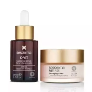 Sesderma - Набор для зрелой кожи: сыворотка C-Vit 30 мл + крем Retiage 50 мл
