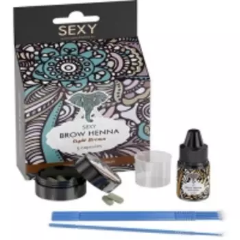 Sexy Brow - Набор Светло-коричневая хна