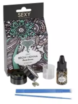 Sexy Brow - Набор Темно-коричневая хна