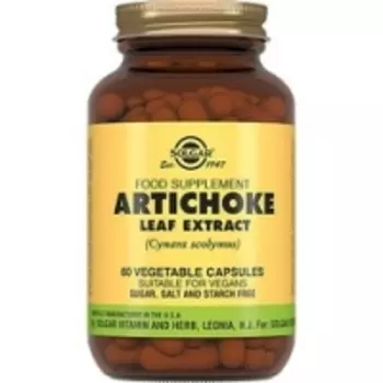 Solgar Artichoke - Экстракт из листьев артишока в капсулах, 60 шт