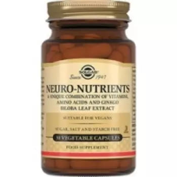 Solgar Neuro-Nutrients - Неронутриентс в капсулах, 30 шт