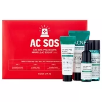 Some By Mi - Набор для проблемной кожи с AHA, BHA и PHA-кислотами, 4 средства