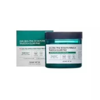 Some By Mi - Очищающие диски с AHA, BHA и PHA-кислотами и экстрактом чайного дерева, 70 шт