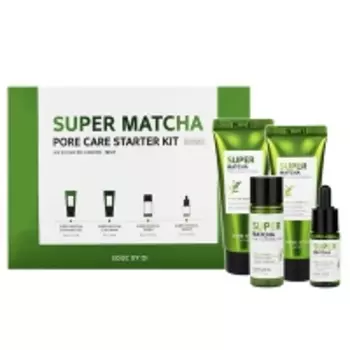 Some By Mi - Стартовый набор Super Matcha Pore Care Starter Kit, 4 средства