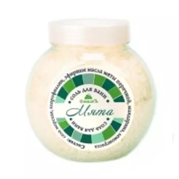 Спивакъ - Соль для ванн "Мята", 600 г