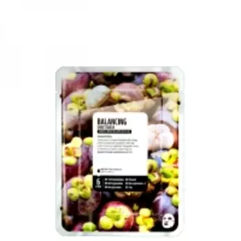 Superfood Salad Facial Sheet Mask Mangosteen Balancing - Тканевая маска «Мангостин - Баланс», 25 мл