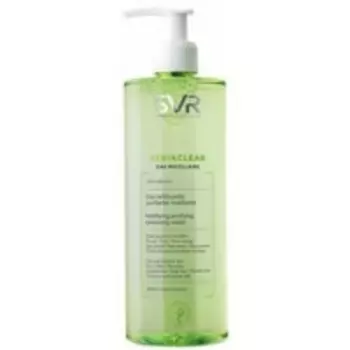 SVR Sebiaclear Eau Micellaire - Мицеллярная очищающая оздоравливающая вода для лица и век без спирта, 400