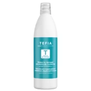 Tefia Treats by Nature - Бальзам для поврежденных и химически обработанных волос с маслом арганы и макадамии, 1000 мл