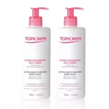 Topicrem - Комплект Ультра-увлажняющее молочко для тела 2 шт х 500 мл