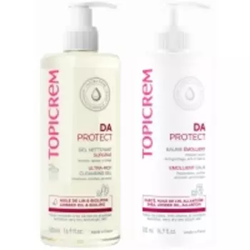 Topicrem - Набор DA для тела (бальзам 500 мл + гель ультра-риш 500 мл)
