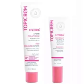 Topicrem - Набор Hydra+: насыщенный крем-сияние 40 мл + крем для век 15 мл