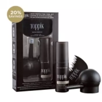 Toppik - Набор: Апликатор + Гребешок + Фиксирующий спрей для волос, 50 мл, 1 шт