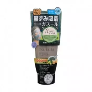 Tsururi - Крем-скраб для лица с вулканической глиной, каолином и коричневым сахаром 150 г