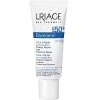Uriage Bariederm Cica-Creme With Cooper-Zinc SPF50+ - Барьедерм Цика-крем с медью и цинком, 40 мл