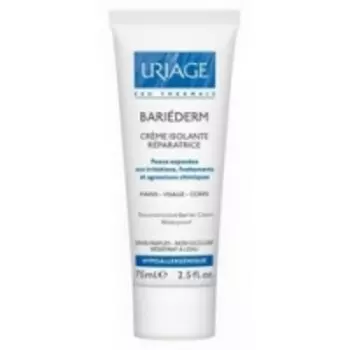 Uriage Bariederm Reconstructive barrier cream - Крем изолирующий восстанавливающий для рук, лица и тела, 75 мл