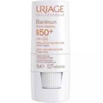 Uriage Bariesun Mineral Stick SPF50+ - Невидимый стик для чувствительных зон, 8 г