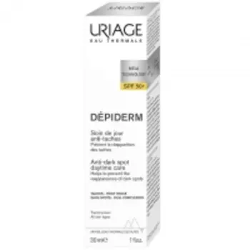 Uriage Depiderm - Дневной уход против пигментных пятен SPF50+ для лица, рук и декольте, 30 мл