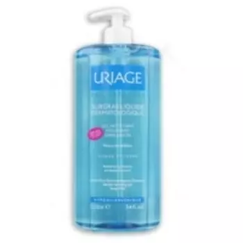 Uriage Surgras Liquide Dermatologique Gel Nettoyant Moussant Sans Savon - Гель Обогащенный дерматологический для лица и тела, 1000 мл