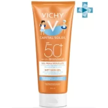 Vichy Capital Ideal Soleil - Солнцезащитная эмульсия для детей с технологией нанесения на влажную кожу Wet Skin SPF 50+, 200 мл