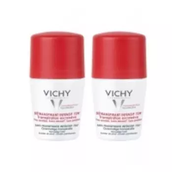 Vichy Deodorant - Дезодорант-шарик Анти-стресс 72 часа против пота, 2х50 мл