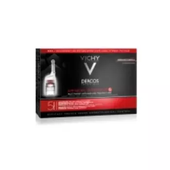 Vichy Dercos Aminexil Intensive 5 - Средство против выпадения волос для мужчин, 21 ампула