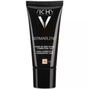 Vichy Dermablend - Корректирующий тональный флюид, тон 15, 30 мл