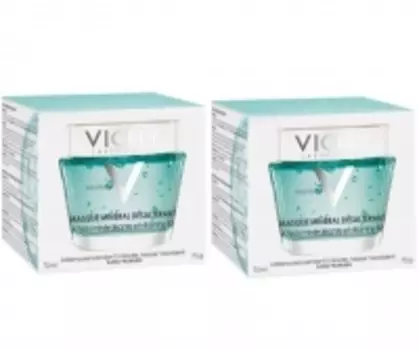 Vichy - Комплект: Успокаивающая маска Purete Thermal, 2 шт. по 75 мл, 1 шт