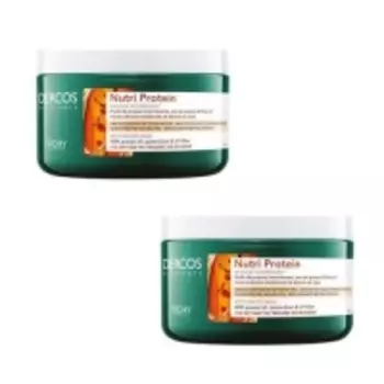 Vichy - Комплект: Восстанавливающая маска Nutri Protein, 2 шт. по 250 мл, 1 шт