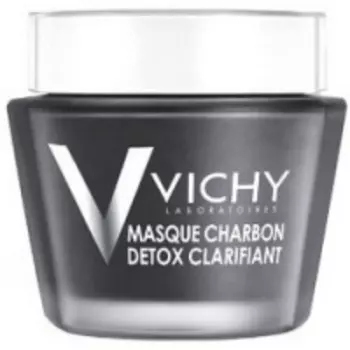 Vichy Masque Charbon Detox Clarifiant - Маска-детокс с древесным углем, 75 мл