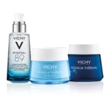 Vichy - Набор: AQUALIA THERMAL доза увлажнения для сухой кожи, 1 шт