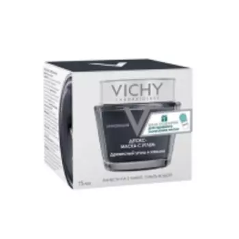 Vichy - Набор: Детокс-маска с древесным углем, 75 мл + Шпатель