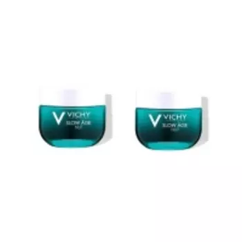 Vichy Slow Age - Крем-маска для ночного ухода, 2х50 мл