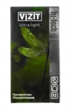 Visit - Презервативы Ultra light, 12 шт