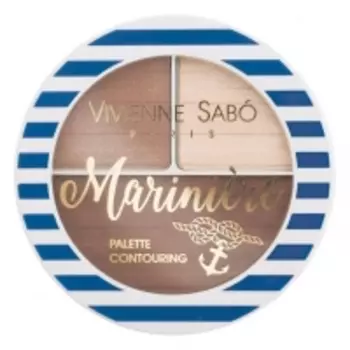 Vivienne Sabo - Палетка для скульптурирования лица Mariniere бронзер-хайлайтер-румяна, 02, 6 г
