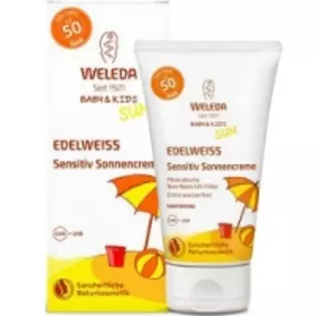 Weleda - Натуральный солнцезащитный крем для младенцев и детей СПФ 50, 50 мл