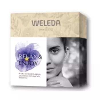 Weleda Подарочный набор «Relax &amp; Enjoy": Легкий универсальный питательный крем Skin Food 75 мл + Лавандовое расслабляющее масло для тела 100 мл + Универсальный питательный крем Skin Food 10 мл