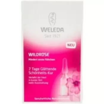 Weleda - Разглаживающий концентрат с маслом розы москета, Розовая серия, 7x0,8 мл